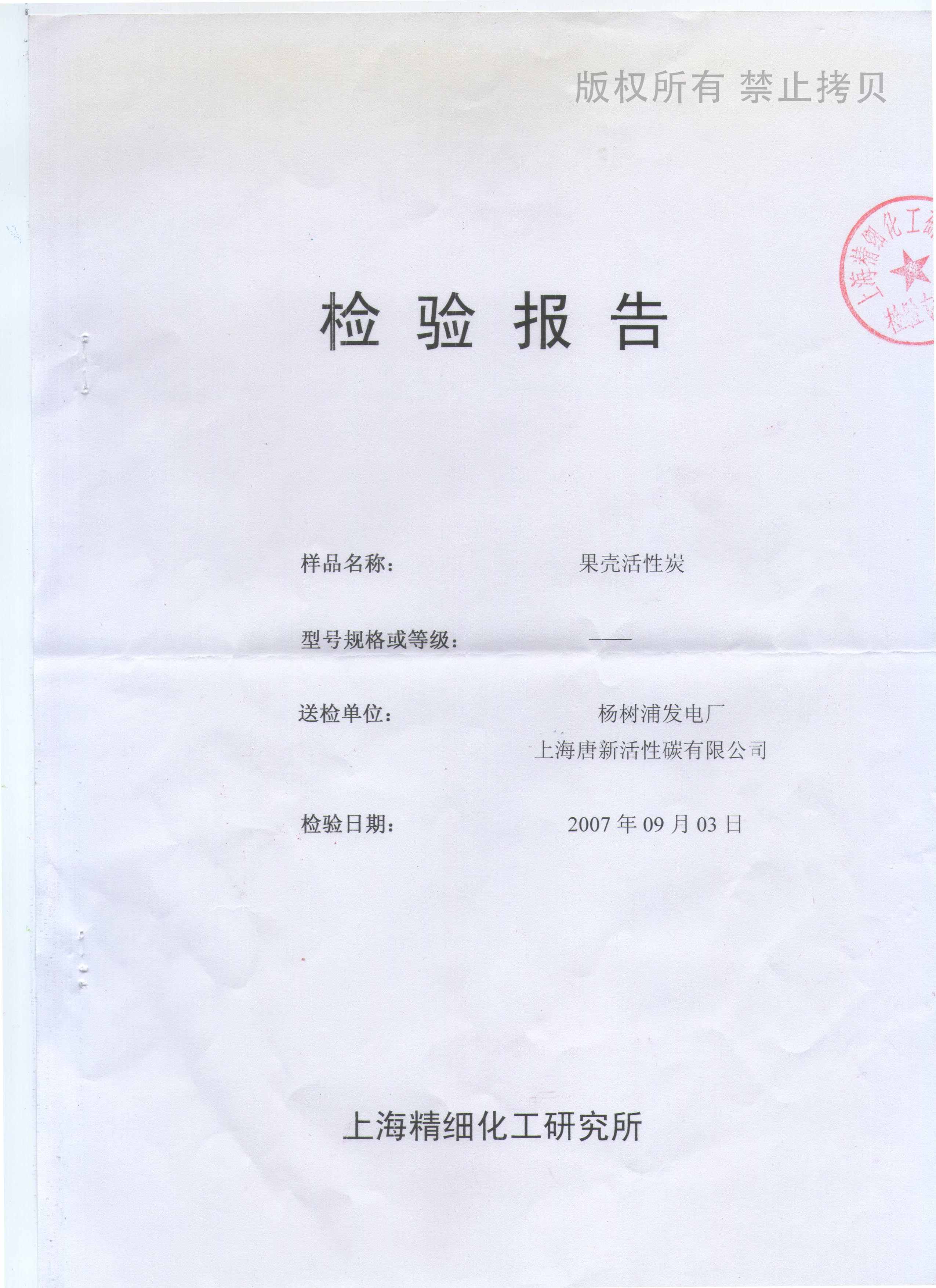 图十四 原杨树浦电厂外检报告